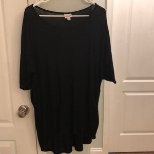 LuLaRoe ribbed black Irma